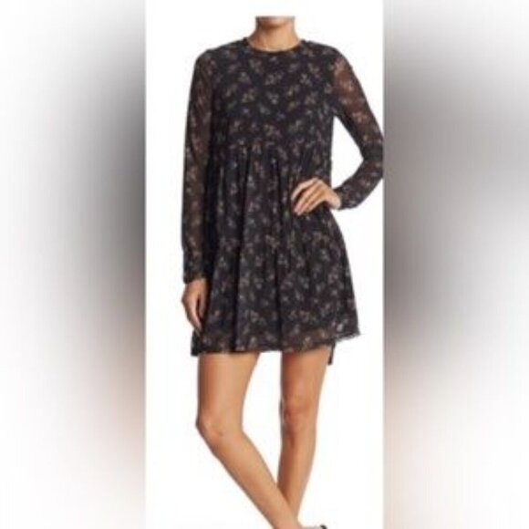 Afrm floral babydoll dress - Picture 1 of 6